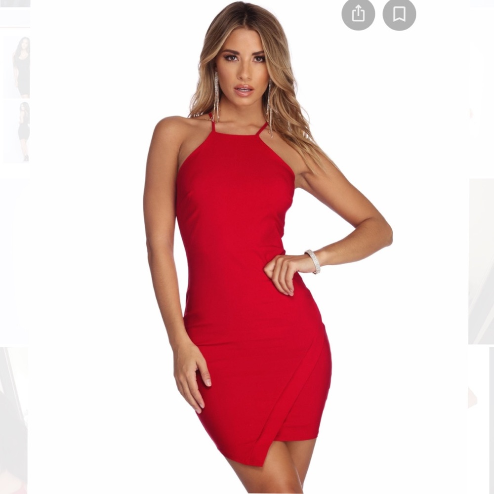 Red dress